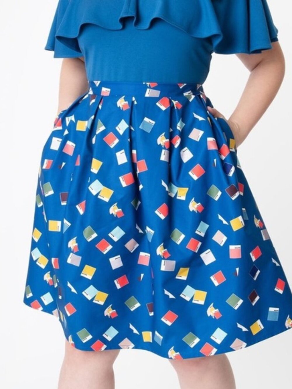 Unique Vintage Pantone Skirt